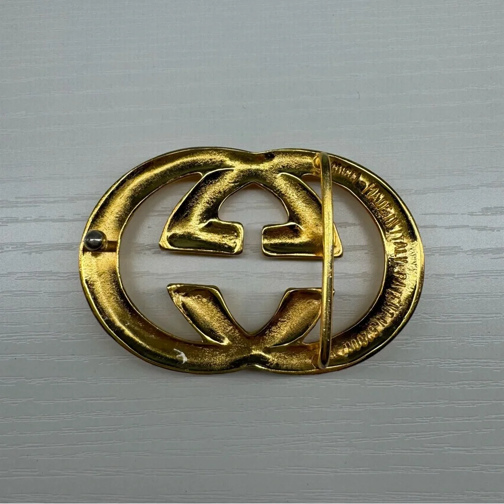 Gucci Authentic Vintage Interlocking Buckle